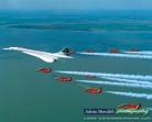 Concorde and The Red Arrows 1997 - 16x12