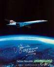 Concorde Over Earth Curvature 1988 - Signed 16x12